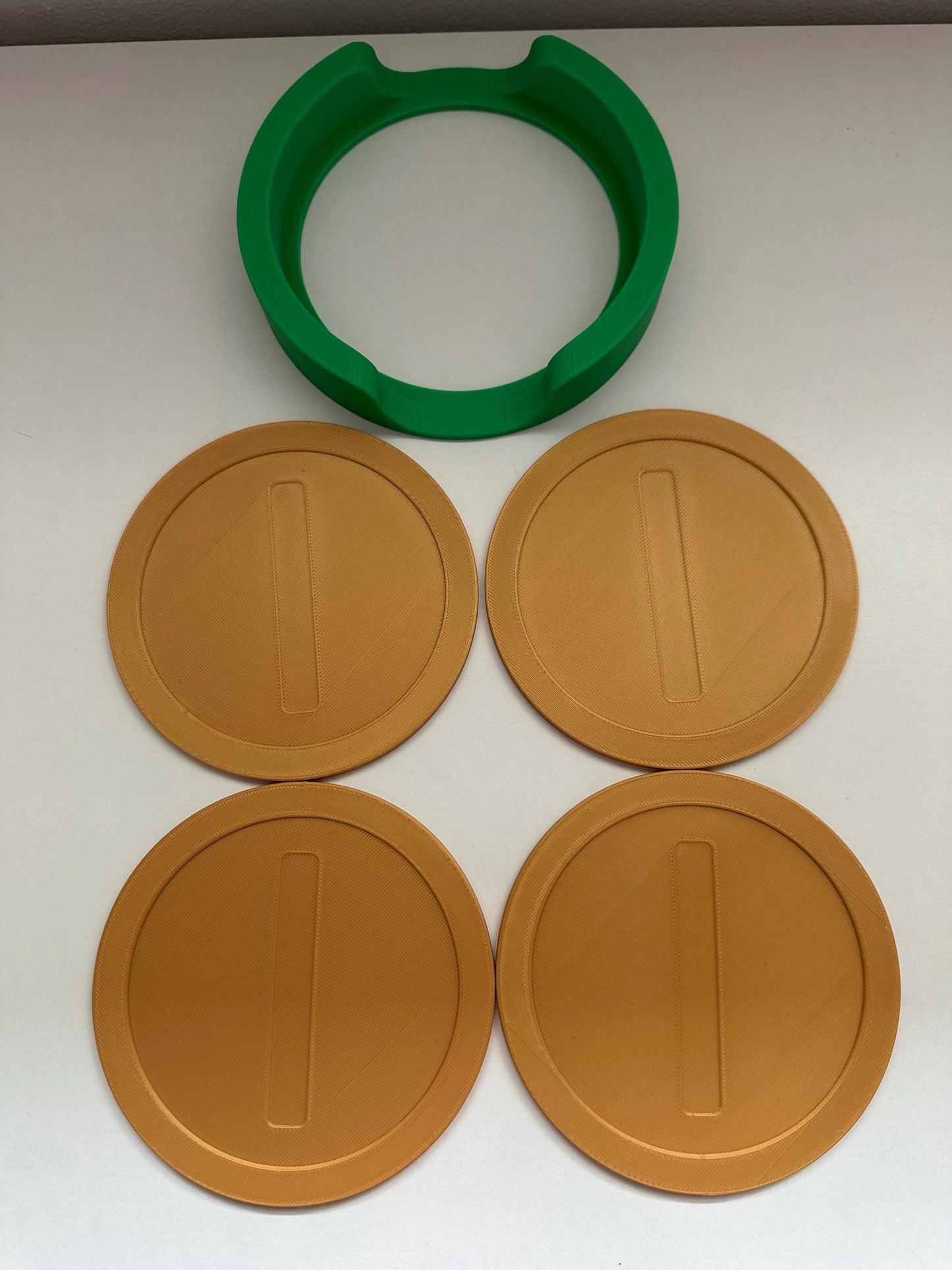 Coin & Warp Pipe Drink Coaster Set