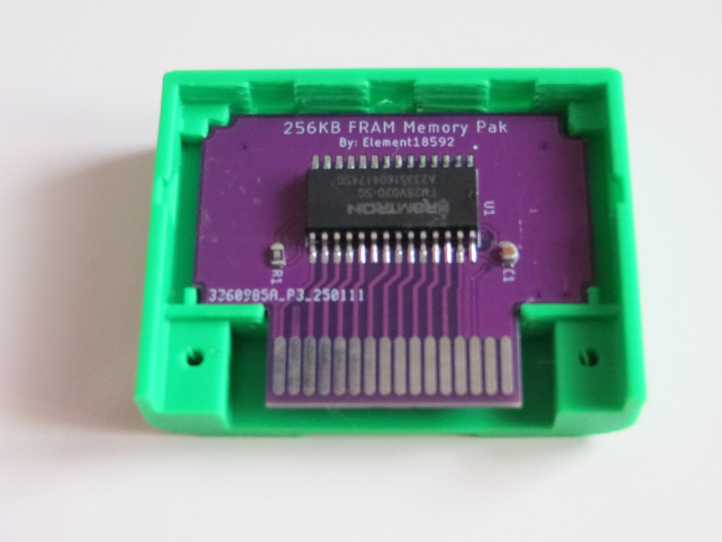 Nintendo 64 FRAM 123-Page Controller Pak Plug and Play (N64 Memory Card)